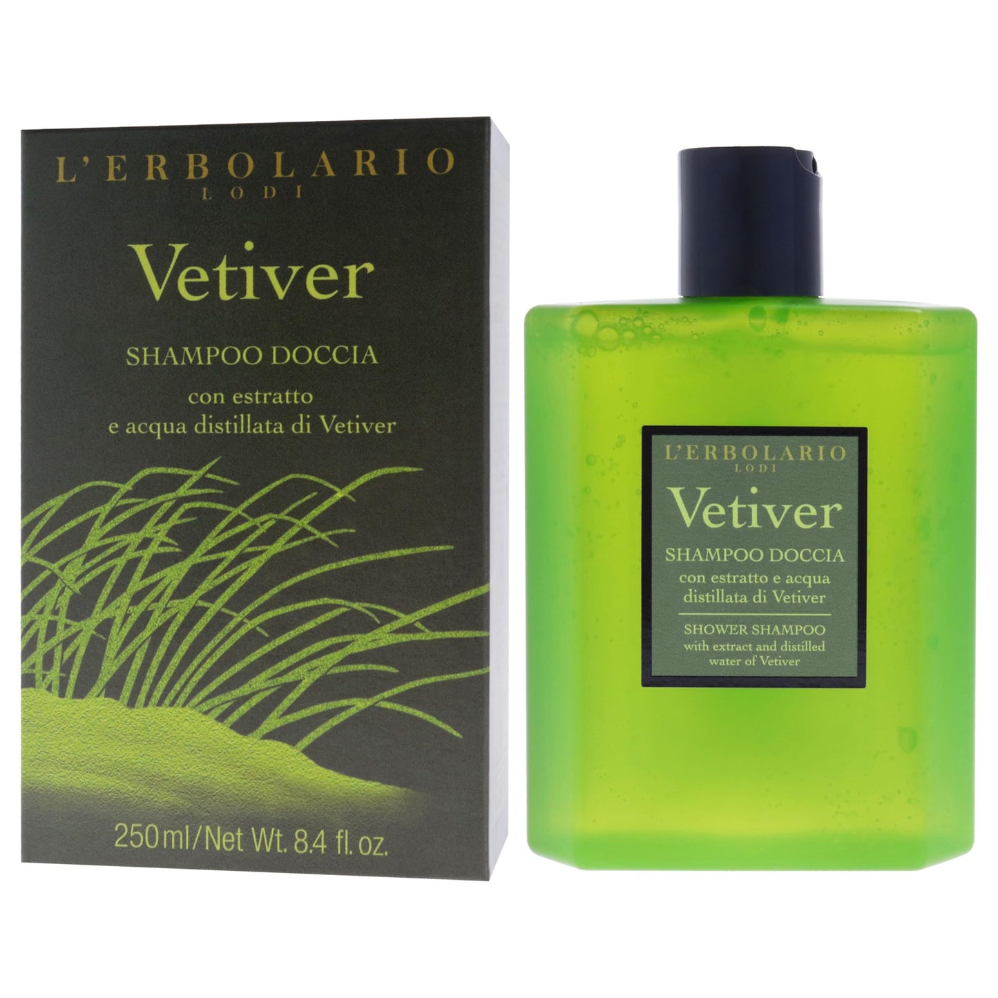 LErbolario Shower Gel - Vetiver for Unisex - 8.4 oz Shower Gel