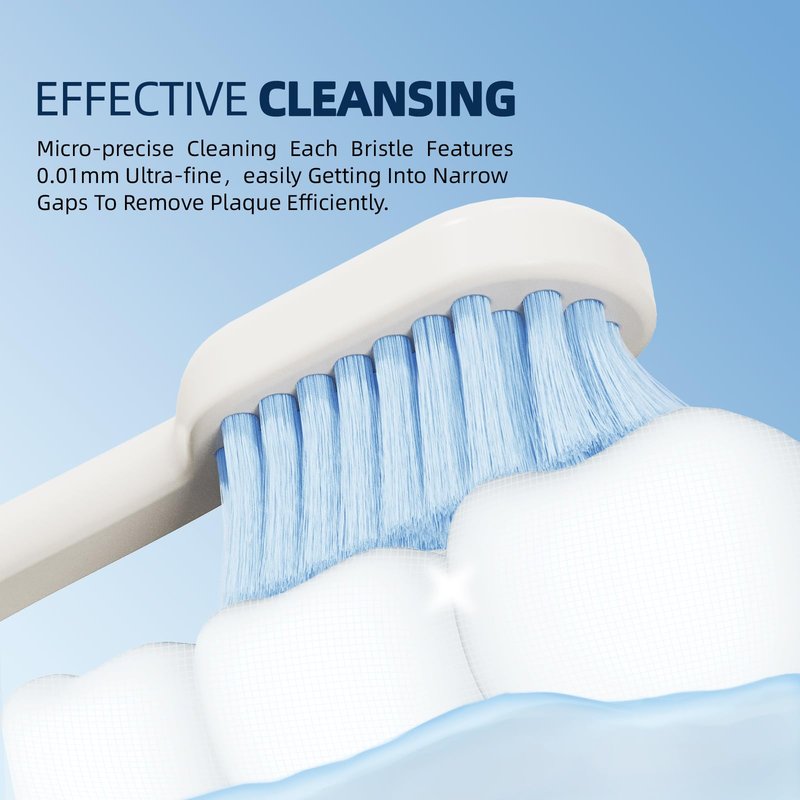 DoraADream 8 PCS Ultra-Soft Bristles Adult Toothbrush, Gentle on Gums & Teeth, 4 Colors - Toothbrush Soft Bristle Adult, Ideal for Sensitive Mouths, Dentist-Recommended Cleaning