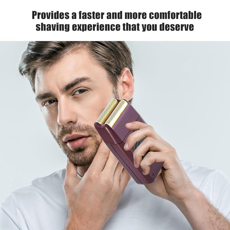 Professional 5 Star Series Finale Shaver Replacement Foil & Cutter - Compatible with Wahl 7031-100, 7043-100 | 3 Pack, Black