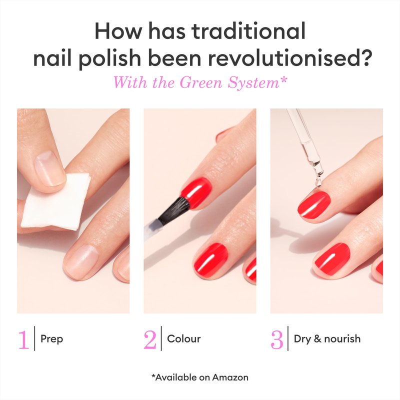 Manucurist Green Quick Dry Nail Polish Hortencia - Sheer Pale Light Pink Nail Polish - 9-Free, Plant-Based and Vegan - Non Toxic - Natural Classic - Nails Care - Manicure - Made in France - 0.5 fl oz