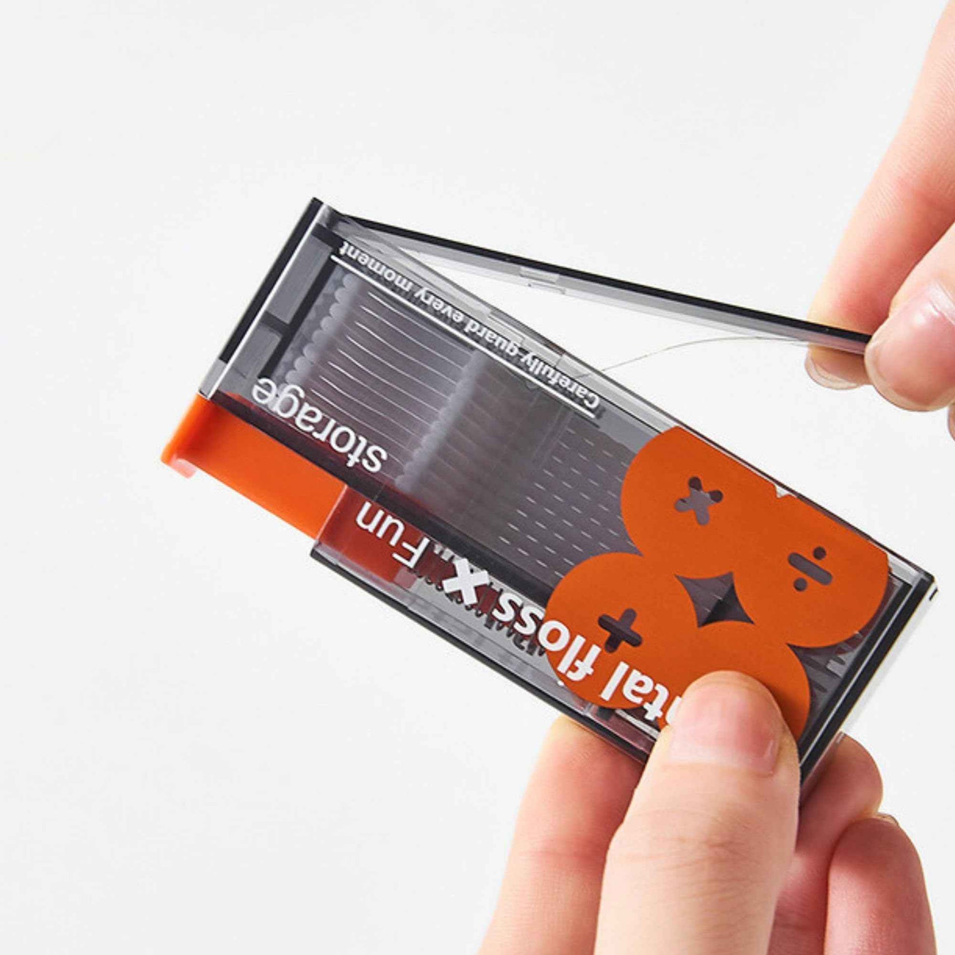 3 PCs and 3 Colors Family Pack Refillable Floss Pick Dispenser & Floss Pick Holder - with 30 Floss Picks, Perfectly Cool Dental Floss Dispenser for a Fresh Smile