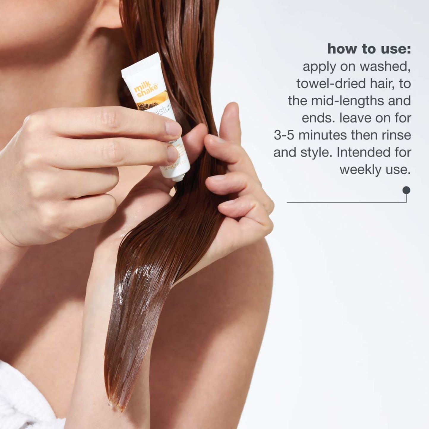 milk_shake Moisture & More Hydrating Lotion Vials - Intense Weekly Hydration Treatment for Dry, Dehydrated Hair | Restores Shine and Moisture | Tropical Scent