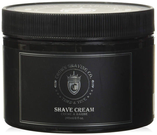 Crown Shaving co Shave Cream 8oz, Eucalyptus and Spearmint