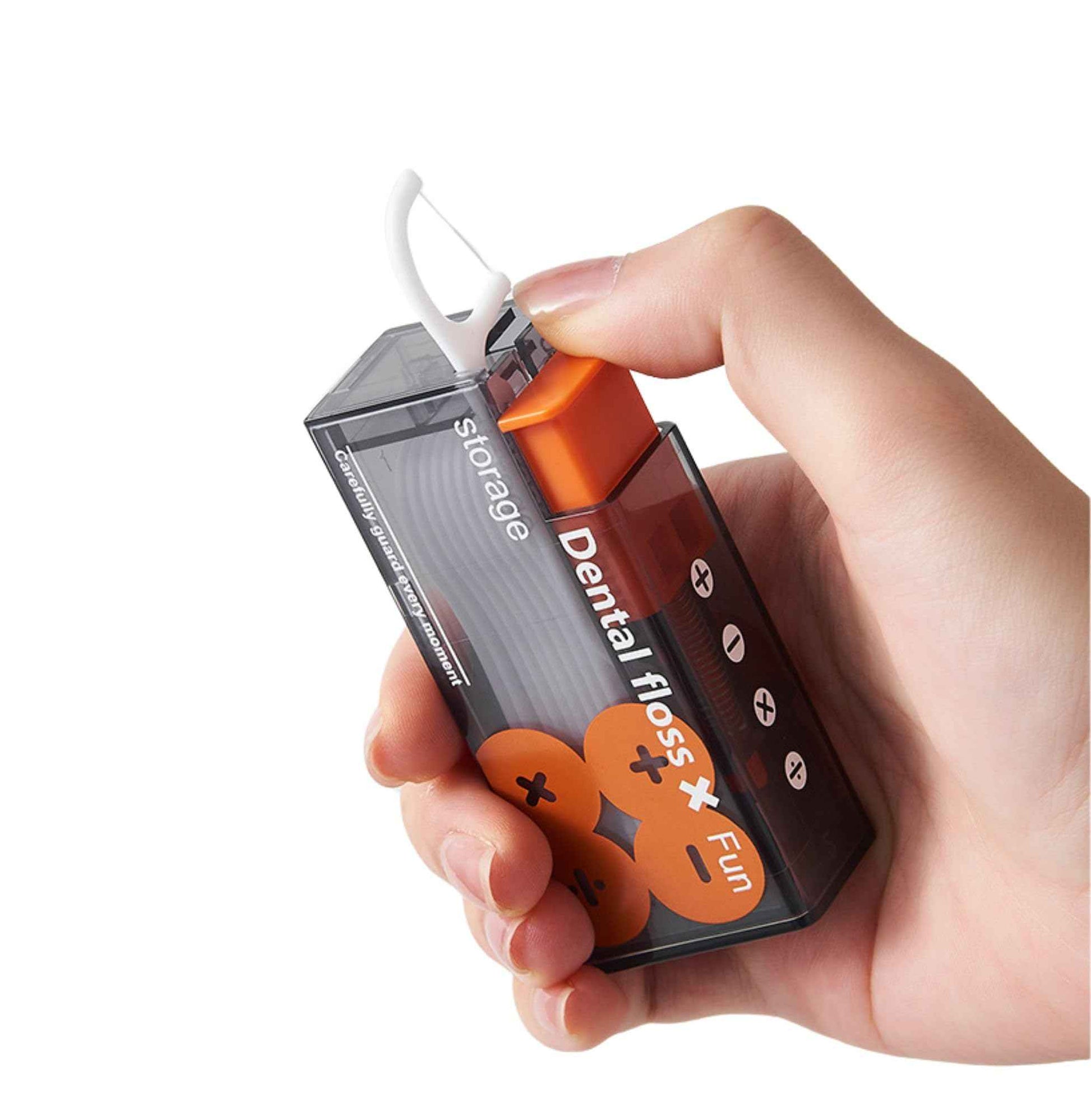 3 PCs and 3 Colors Family Pack Refillable Floss Pick Dispenser & Floss Pick Holder - with 30 Floss Picks, Perfectly Cool Dental Floss Dispenser for a Fresh Smile