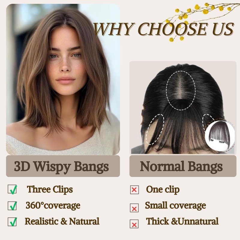 Mekylio Hair Toppers for Women (HT-Light Brown 2PCS, Tulip)
