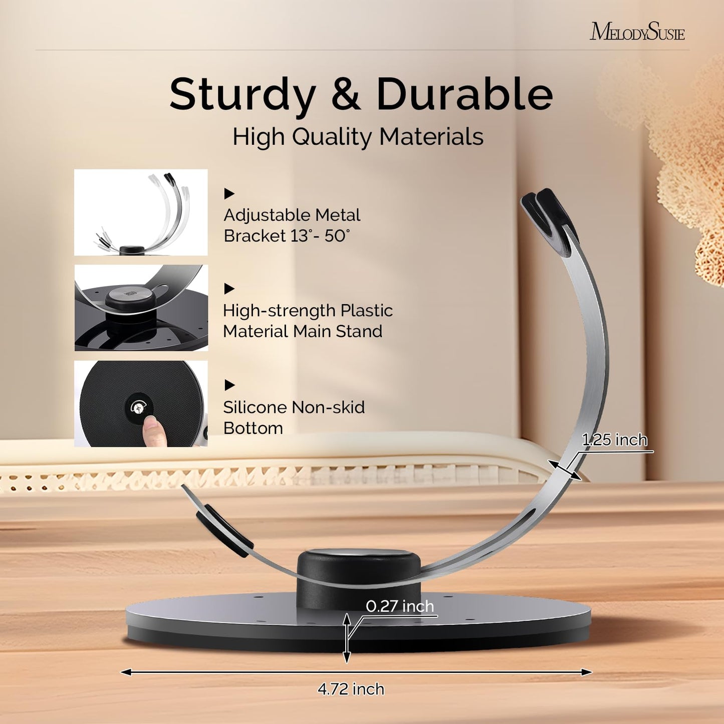 MelodySusie Pen Nail Drill Holder with 10 Drill Bits Holes,Stable Acrylic Base Stand for Most Pen-shaped Electric Nail File,Especially for PC120I,PC120B,PC180G,PC180F,PC180E,PM170F,PM180G,SM220G