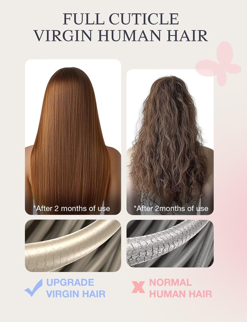 DOORES Invisi Edge Tape in Extensions Real Human Hair, Chocolate Brown to Honey Blonde 10pcs Injection Tapeins, 25g 18 Inch, Injected Tape in Virgin Human Hair Extension