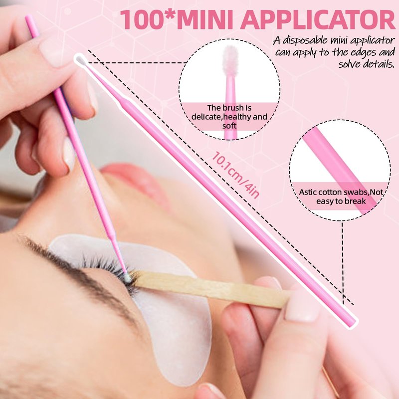 DIY Lash Extension Kit 340Pcs 9-18mm 30+40D Curl Lash with Lash Bond and Seal,Quick Glue Remover Lash Shampoo Cleansing Brush Headband Wristband Tweezers Eyelash Brush Mini Applicator