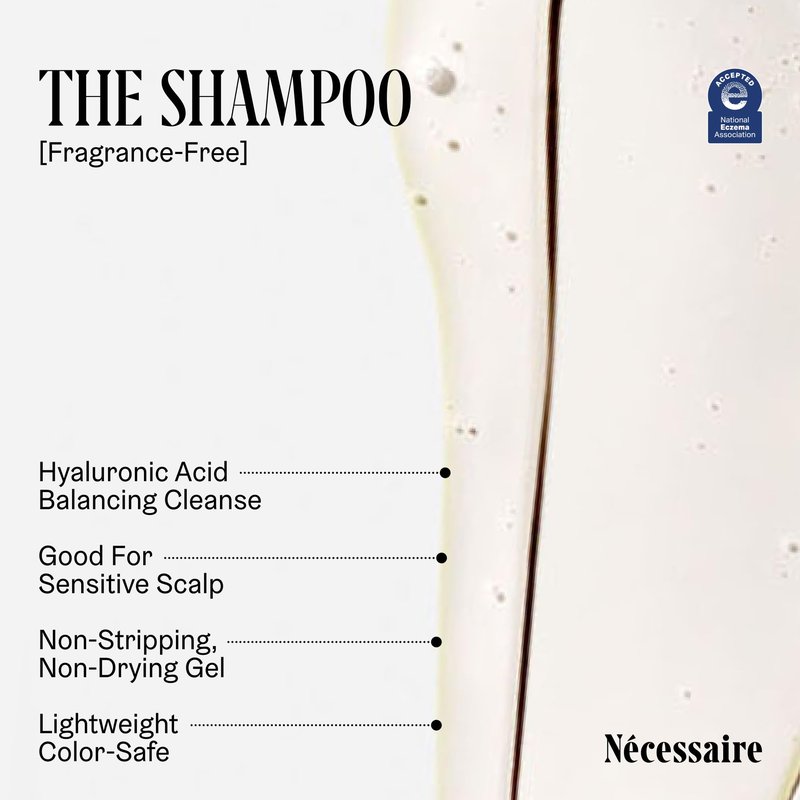 Nécessaire The Shampoo. Hyaluronic Acid + Vitamin B Complex Shampoo for Women & Men.