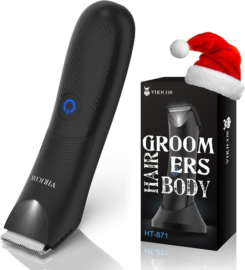Manscape Trimmer for Men - No Nicks Electric Razor for Body Hair Removal | Waterproof, USB-C Charging, Ceramic Blade