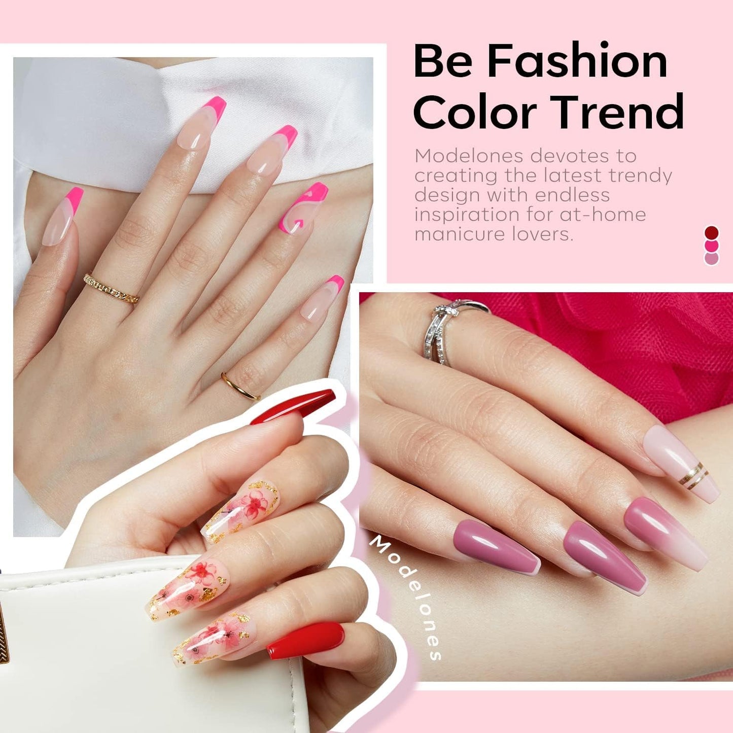 modelones 5D Automatic White Nail Magnet for Cateye Gel Polish