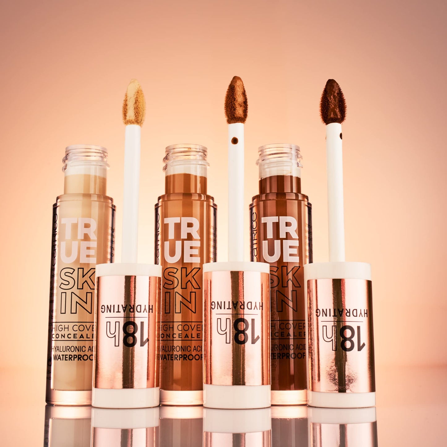 Catrice | True Skin High Cover Concealer | Waterproof & Lightweight for Soft Matte Look | Contains Hyaluronic Acid & Lasts Up to 18 Hours | Vegan, Cruelty Free, Gluten Free