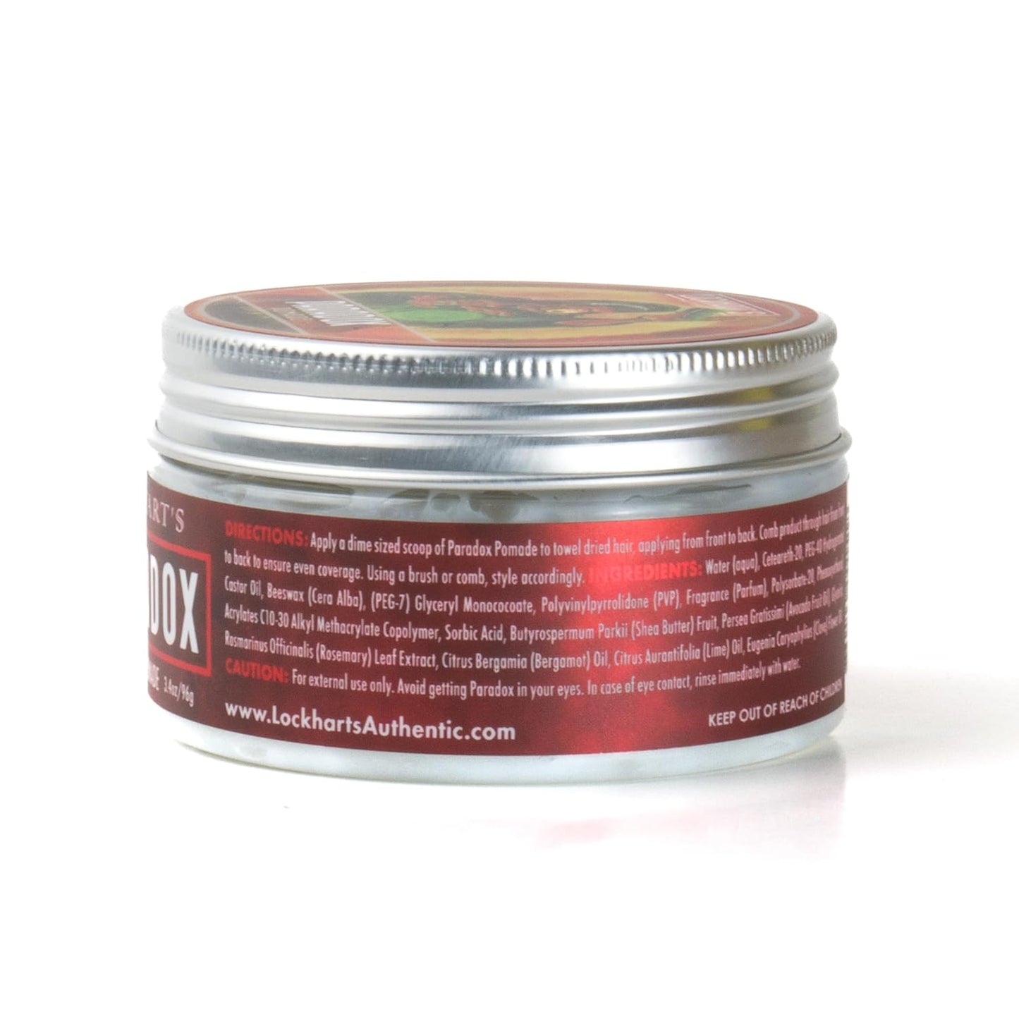 Lockhart’s Paradox Water-Based Pomade - Nourishing Firm Hold Pomade for Men | Aqua Di Goon Scent (3.4oz)