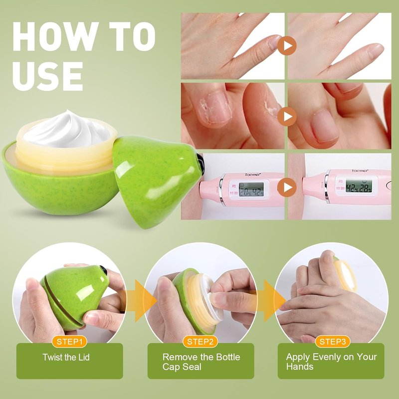 Moisturizing Hand Cream Gift Set - 6 Pack Bulk Lotion for Dry Cracked Hands | Perfect for Baby Showers, Teacher Appreciation, Birthdays, Bridal Showers - 1.06 Oz (Pear)