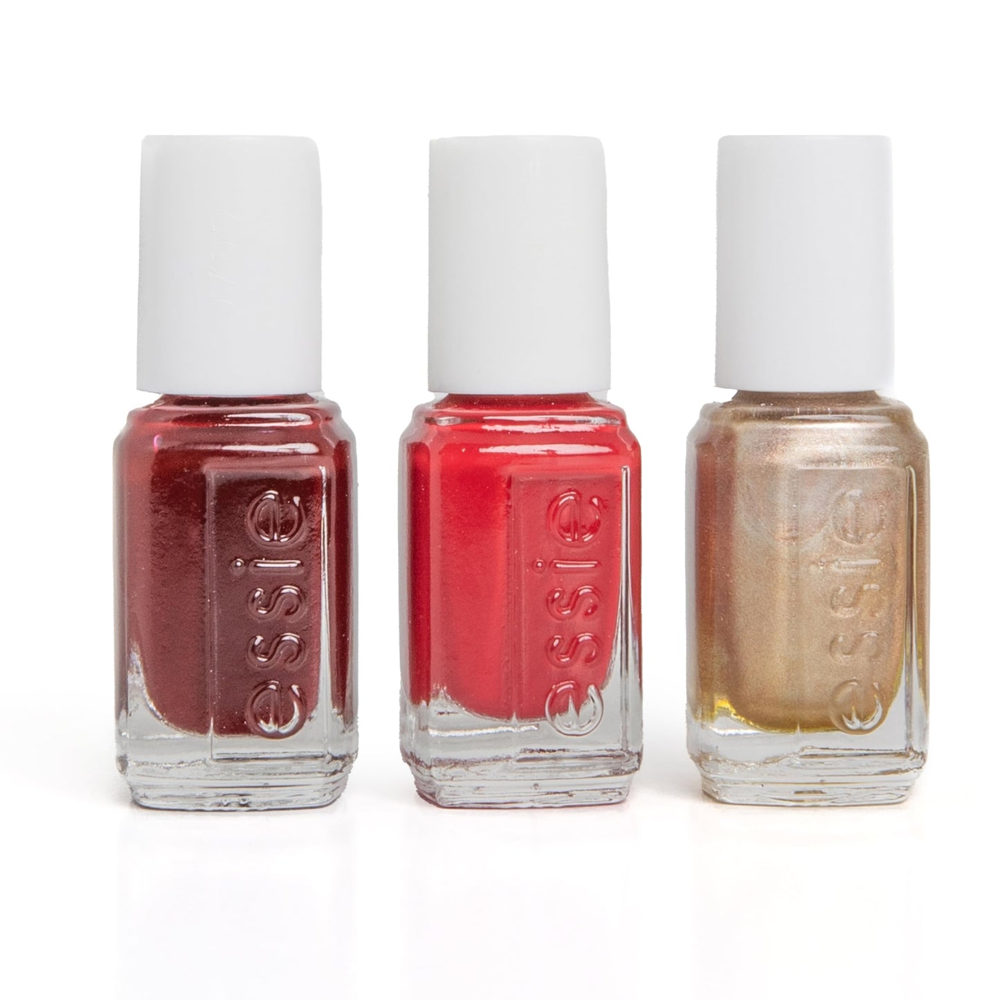 essie Nail Polish, 8-Free Vegan, 3 Piece Holiday Nail Polish Set, 1 Kit