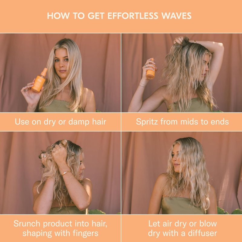 Hibiscus Wave Spray - Texture Enhancer, Volume Booster & Hydrating Formula | 5 oz