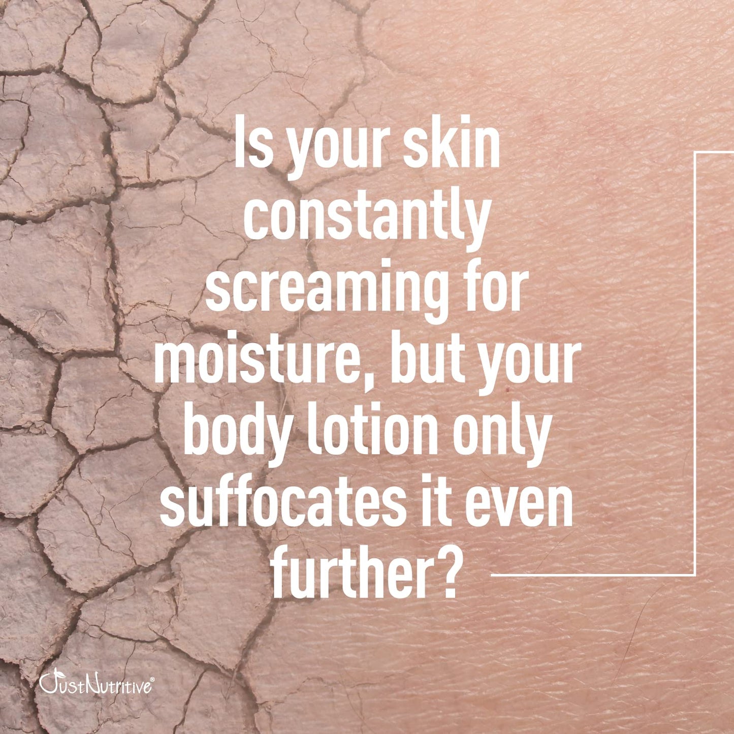 Just Nutritive Body Lotion - Best Lotion for Your Body With Skin Loving Goodness - Tucuma butter and Black Currant Seed oil nourish and replenish your skin - 16 Oz