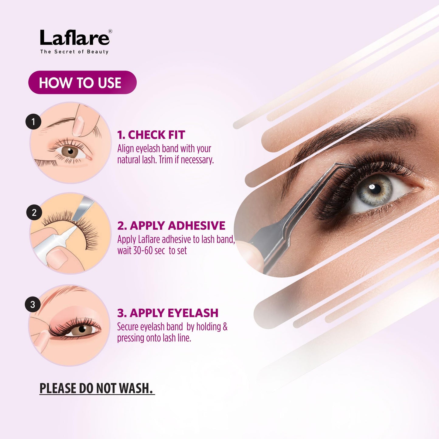 Laflare 100% Real Mink Lashes, 3D NY Mink Eyelashes, Hand-Rowing Natural Long Wispy False Lashes for Luxury Makeup, Natural, Light,Trendy, Reusable (NY52, VALUE PACK)