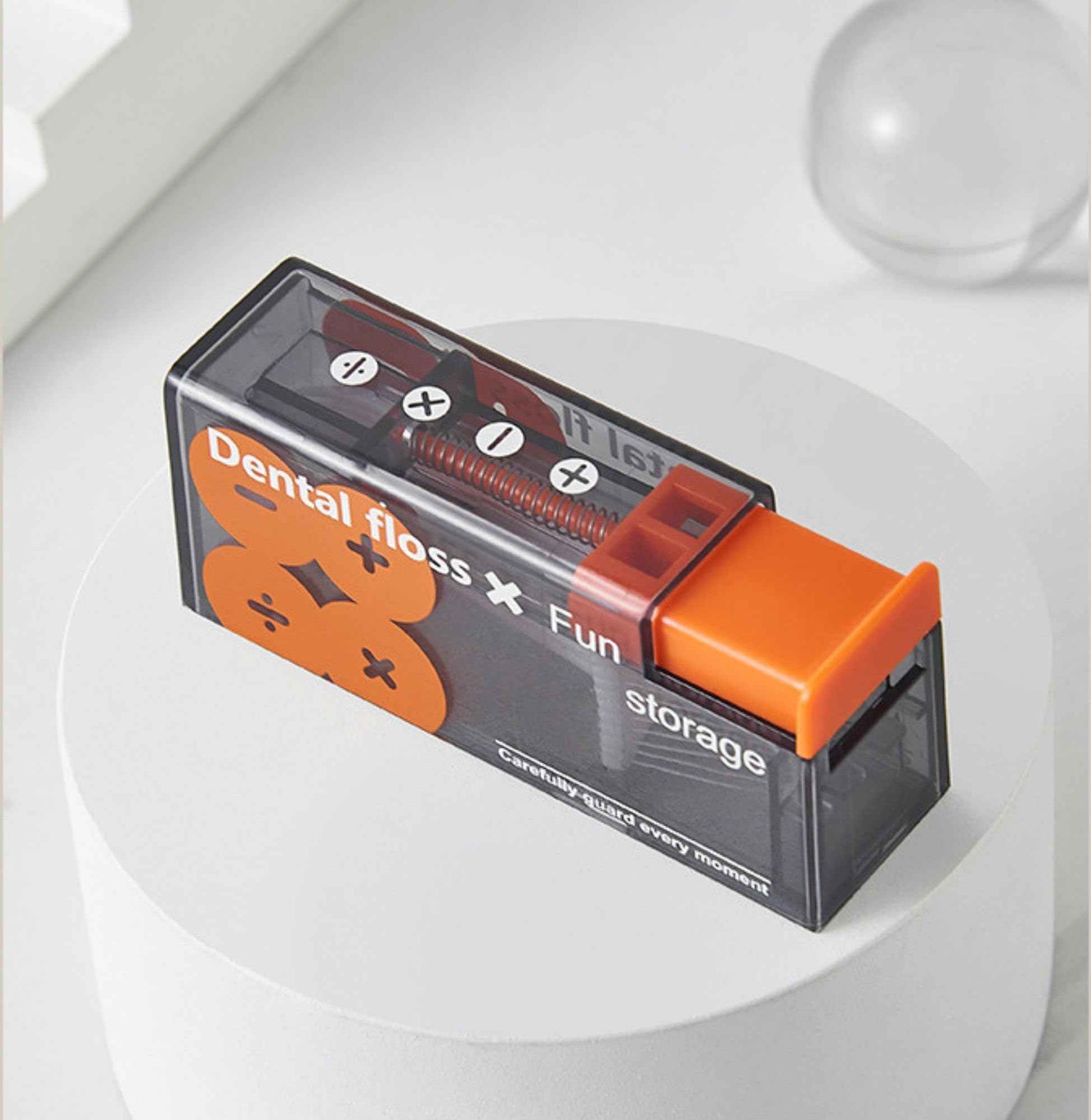 3 PCs and 3 Colors Family Pack Refillable Floss Pick Dispenser & Floss Pick Holder - with 30 Floss Picks, Perfectly Cool Dental Floss Dispenser for a Fresh Smile