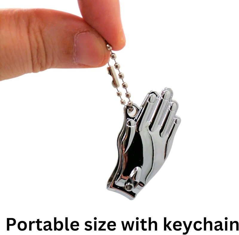 Mini Nail Clippers - Portable Finger Nail Clipper Keychain for Travel | Compact Design