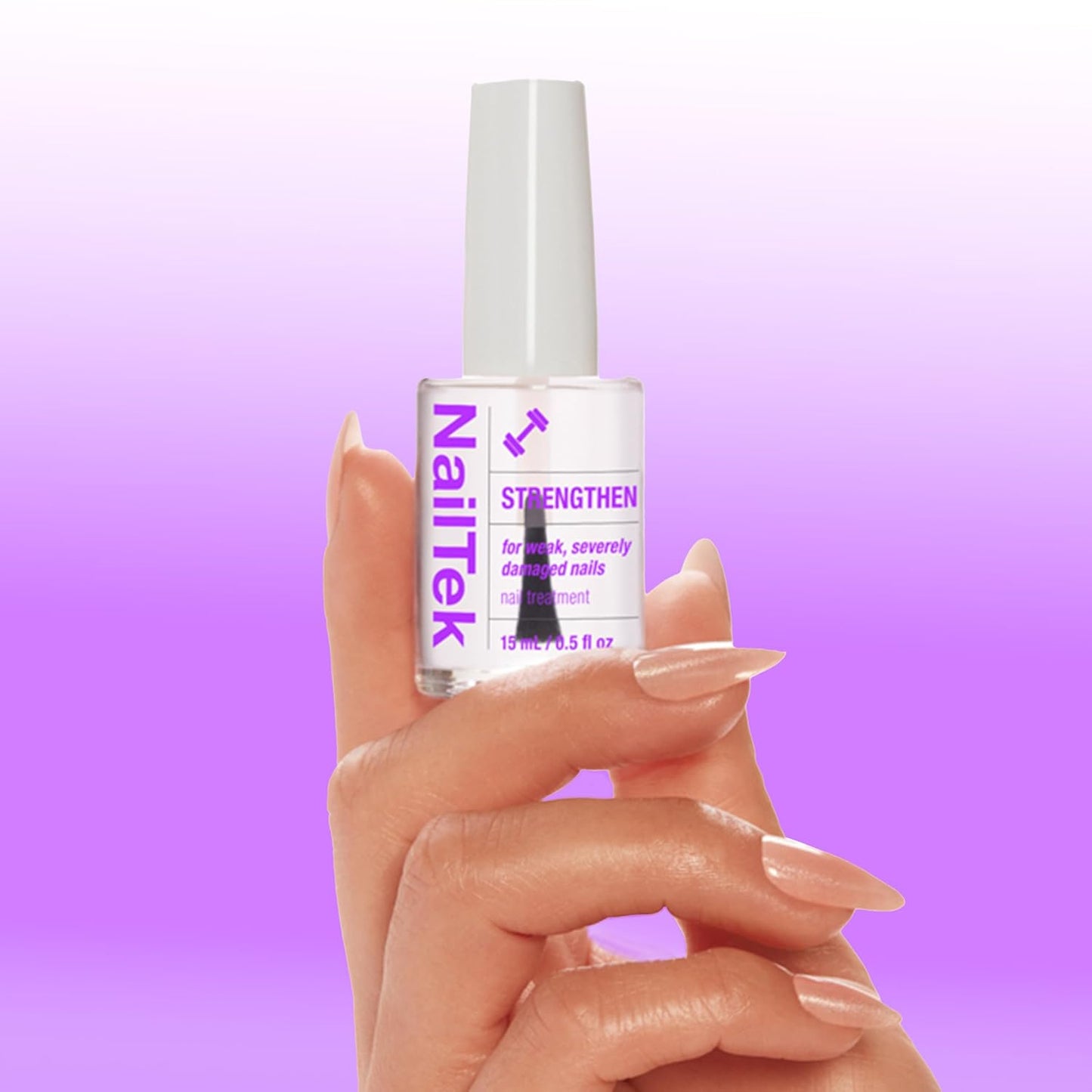 Nail Tek Formula 4 Xtra Nail Strengthener - Protein-Enriched Repair Treatment for Weak Nails | 0.5 fl oz
