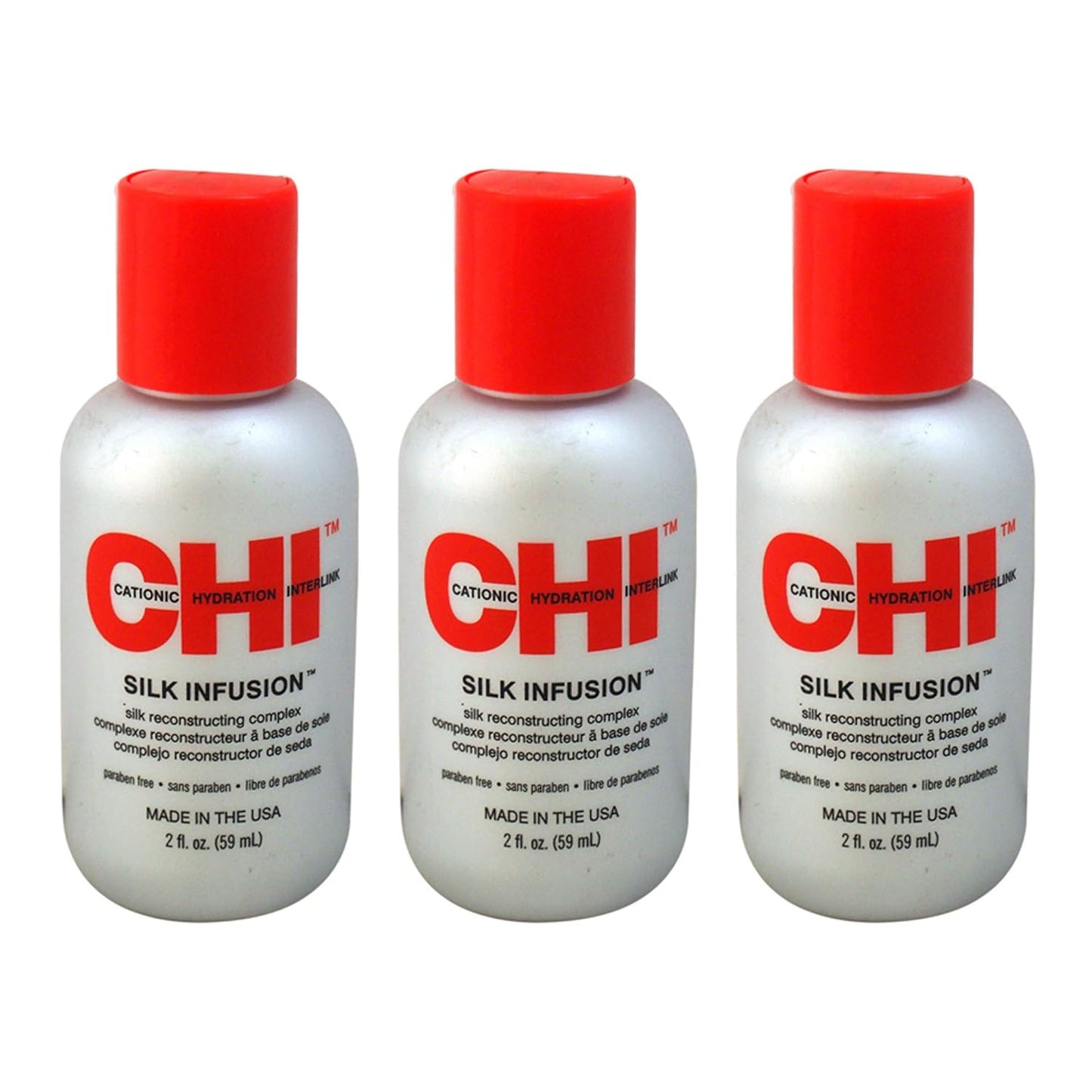 Silk Infusion Reconstructing Complex by CHI - 2 oz | Nourishing Hair Treatment (Pack of 3)