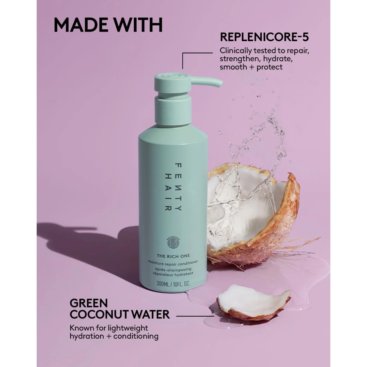 Fenty Hair The Rich One Moisture Repair Conditioner (300 ml / 10 Fl Oz)