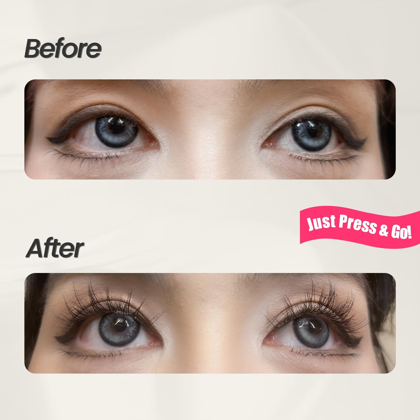 Self Adhesive Press On Lashes 10-14mm, Pop-On Glueless Lash Clusters, Natural ULTRA-THIN Invisible Band Lashes, Reusable No Residue 36 Clusters, Beginner Friendly kit by GlamReal (Fairy Airy)