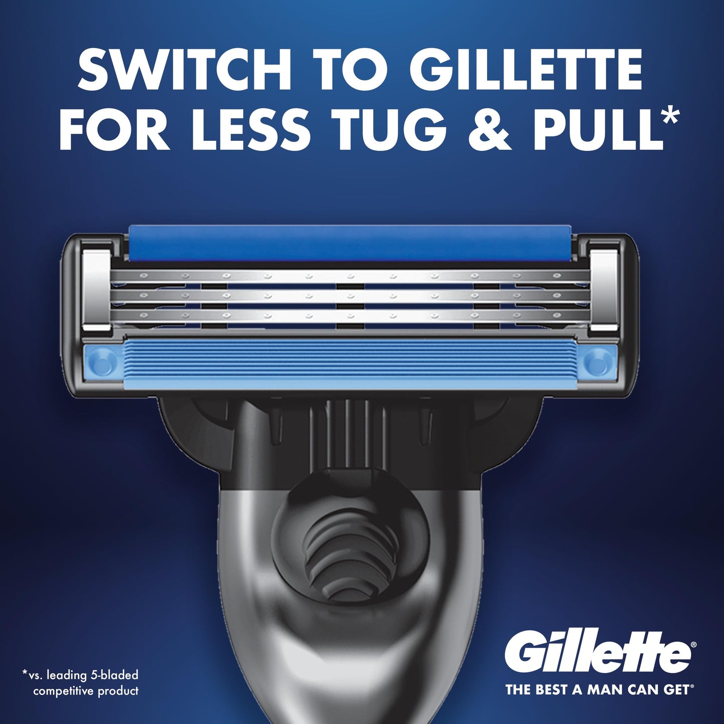 Gillette Mach3 Shaving Razor for Men, 1 Razor Gillette 3-Blade Handle for Men’s Grooming, 10 Razor Blade Refills, Lubrication Strip