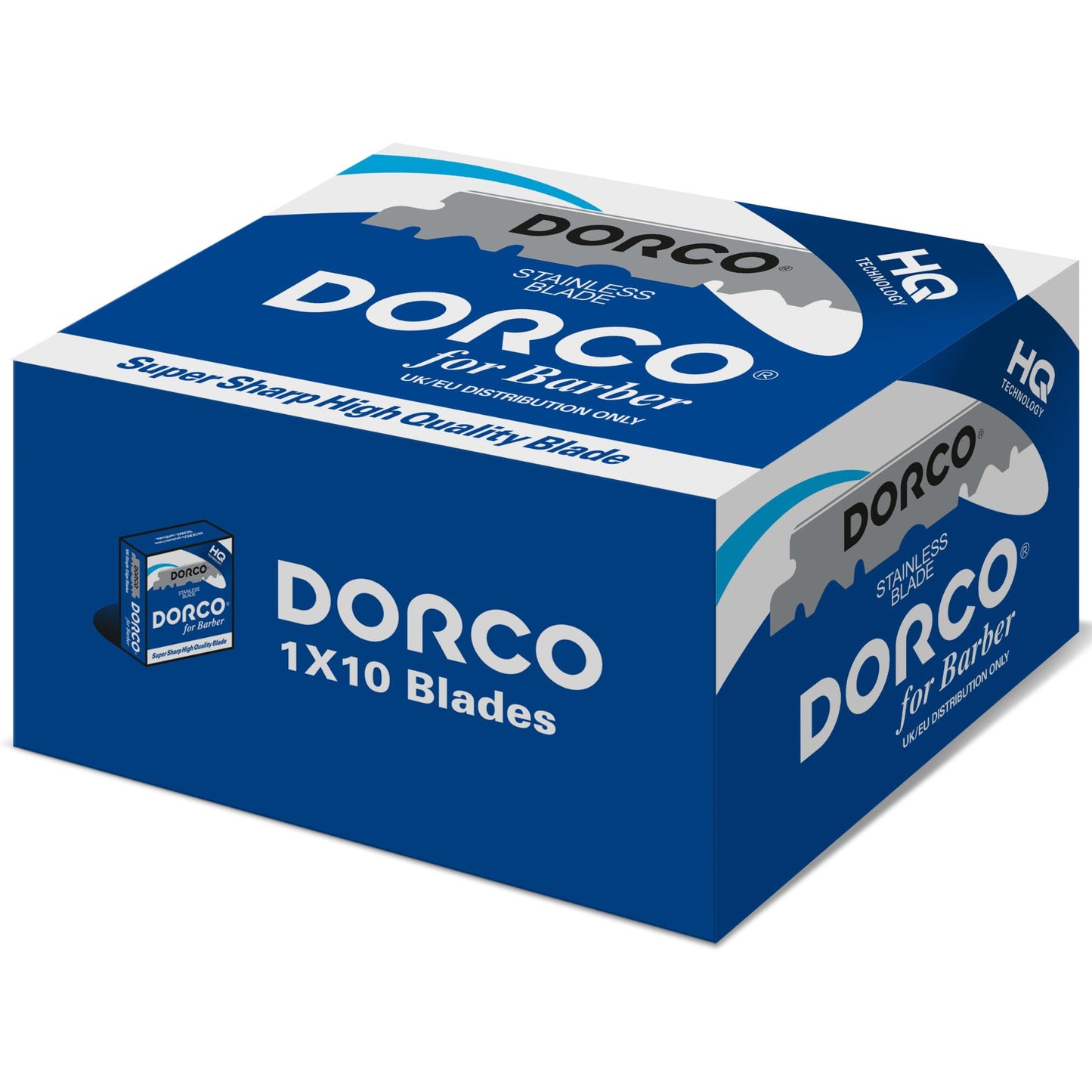 Dorco Single Edge Razor Blades 1000 ct (10 boxes of 100 blades)