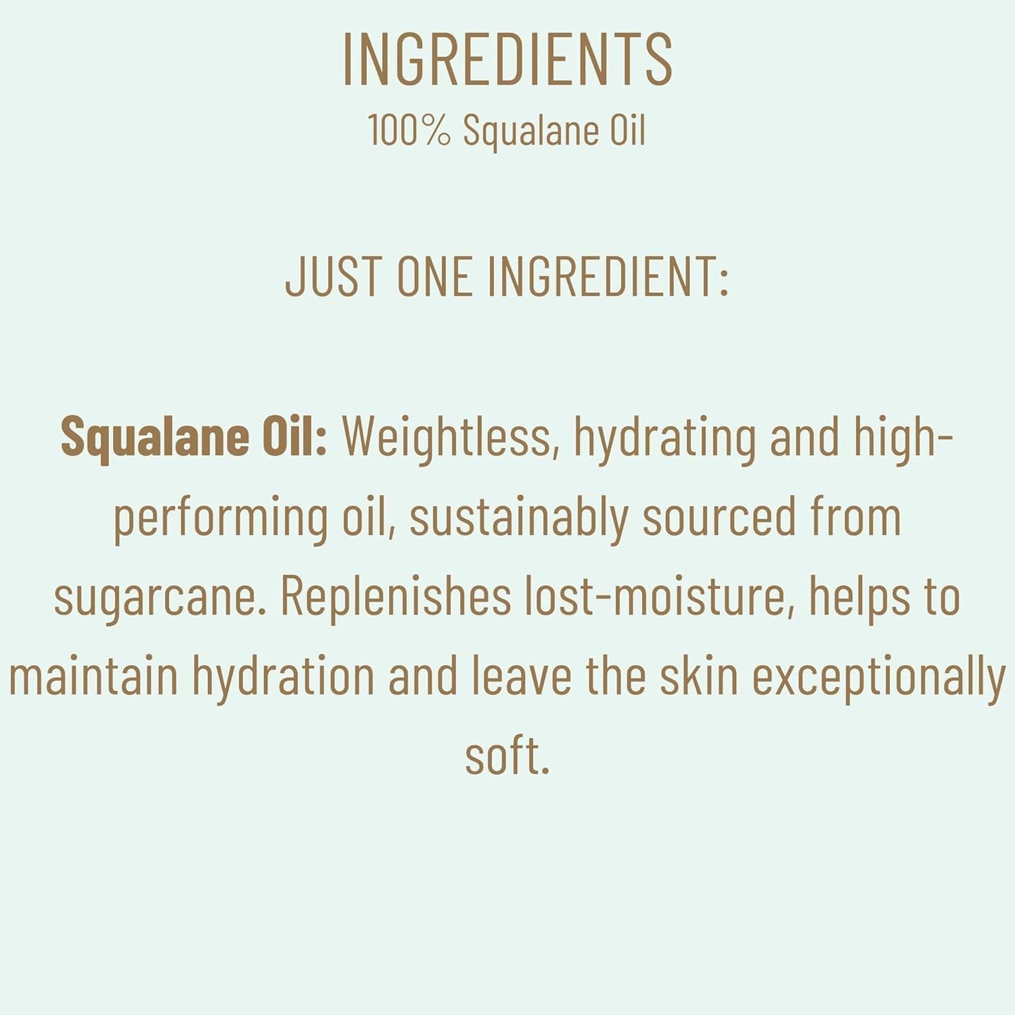 Biossance 100% Squalane Oil - Vegan Hydrating Face & Body Oil | Fast-Absorbing Moisturizer, 3.3 oz