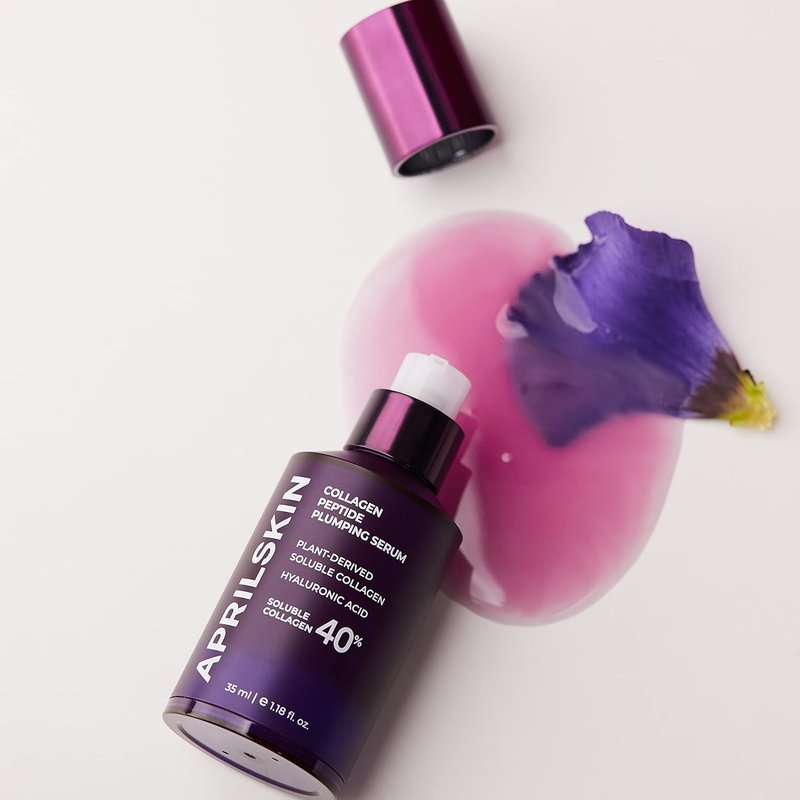 40% Collagen Peptide Plumping Serum - Vegan & Cruelty-Free | Triple Peptide Complex for Radiant, Firm Skin