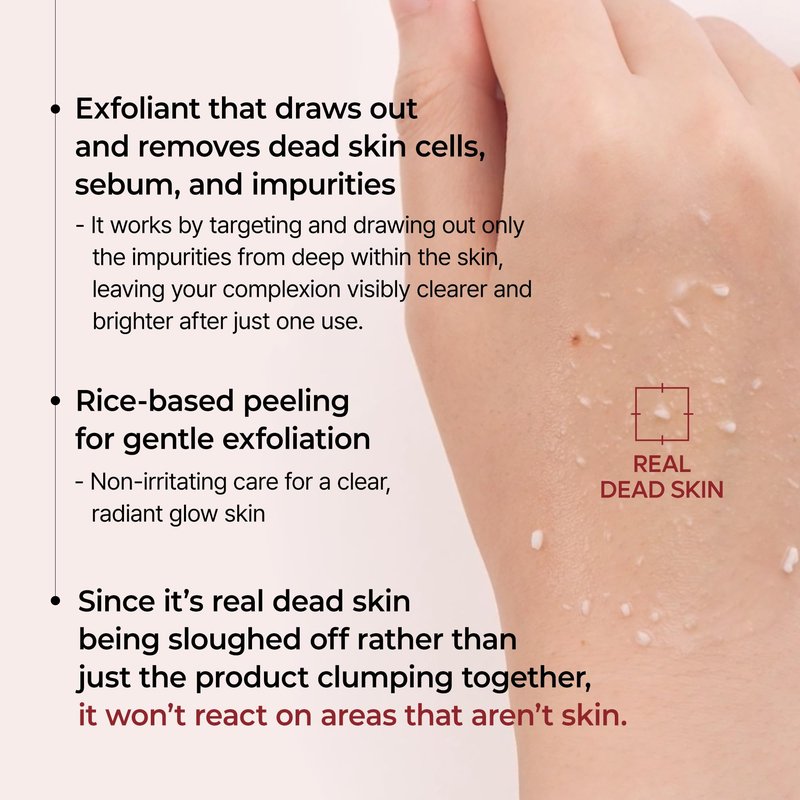 Dr.Melaxin Peel Shot Exfoliating Black Rice Ampoule 2.7 fl.oz - Rice Water AHA BHA Niacinamide Serum for Dead Skin Cells, Blackheads and Pores, Glass Skin Glow, Korean Skin Care Exfoliant
