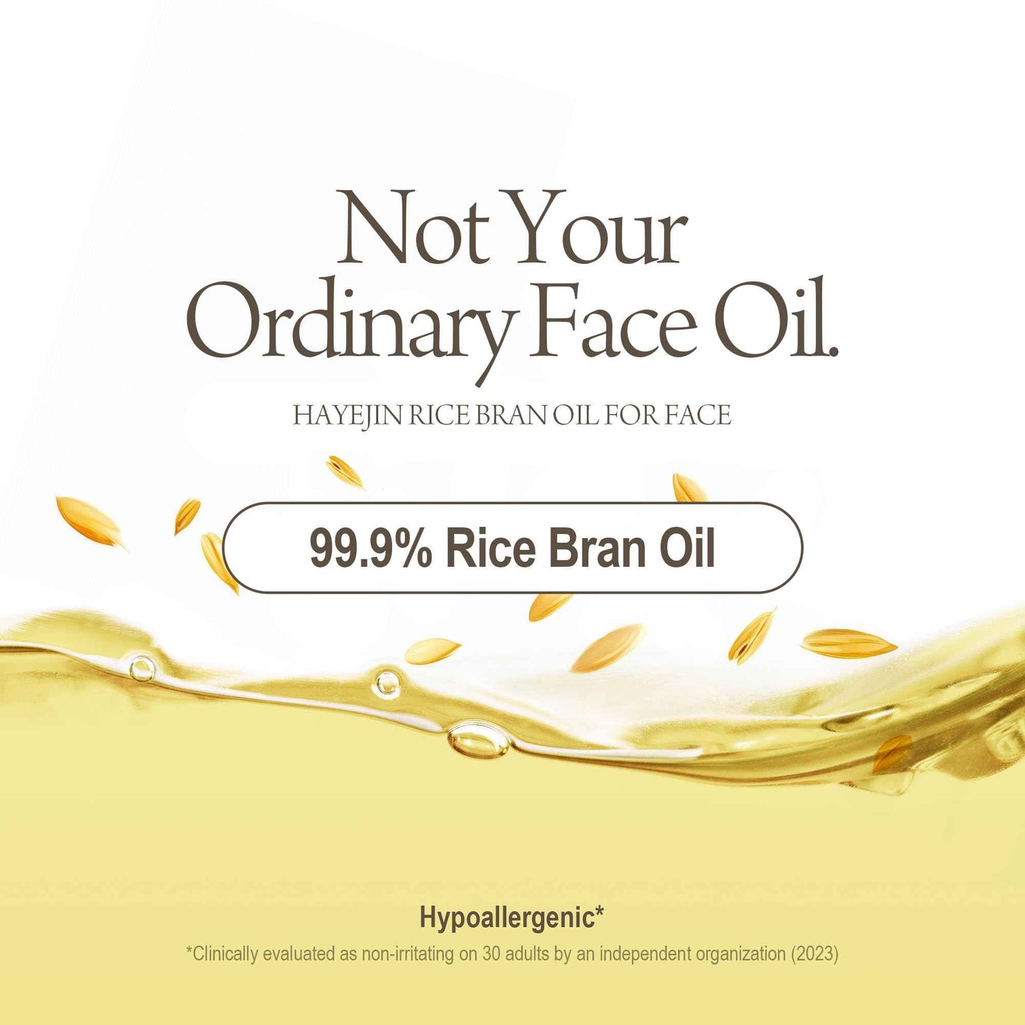 HAYEJIN Rice Bran Oil for Face | Face Moisturizer w/Fermented Rice Bran Oil | Korean Face Oil for Women | Face Serum for Glowing Skin | Korean Skin Care Facial Oils (Pack of 1, 1.01 Fl. Oz)