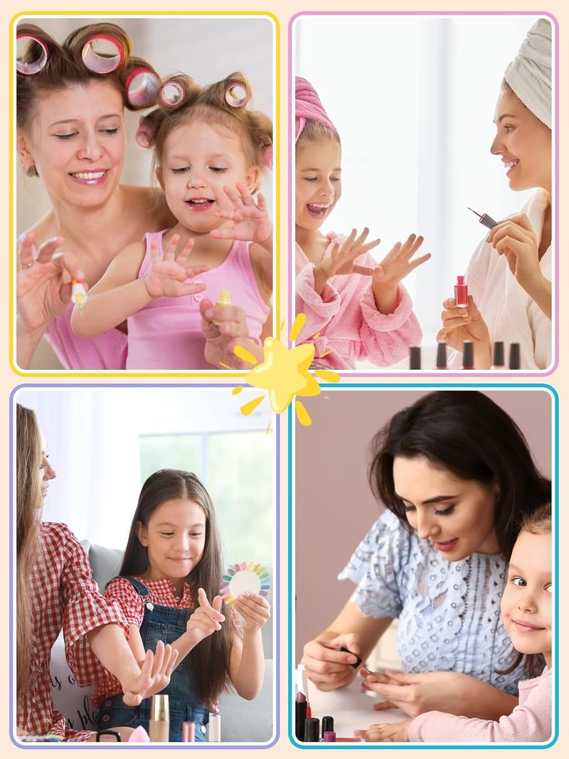 Press On Nails for Girls - 168-Piece Rainbow Butterfly Set | Short Full Cover Fake Nails with Glue for Kids Ages 6-12