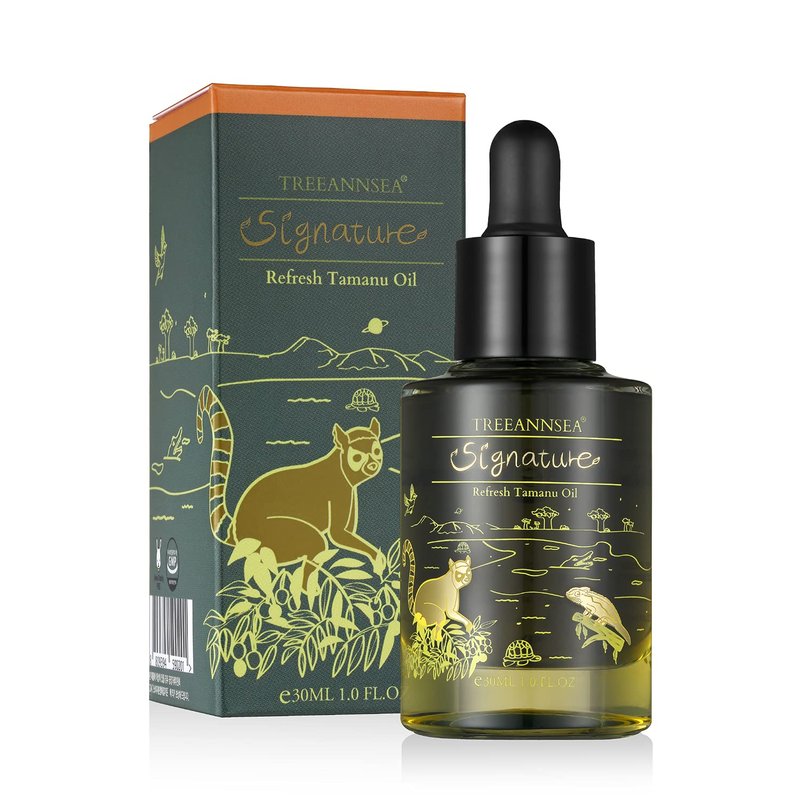 Tamanu Oil - Soothing & Hydrating Moisturizer for Dry Skin | 1.05 Fl. Oz (30ml) - Nourishes Skin Barrier