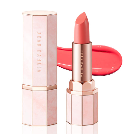 DEARDAHLIA Lip Paradise Sensual Lip Glow (Hazle) - Hydrating Vegan Lipstick with Glossy Finish, Vibrant Color, Smooth Application, Natural Radiant Glow & Shea Butter Nourishment, 0.11 oz