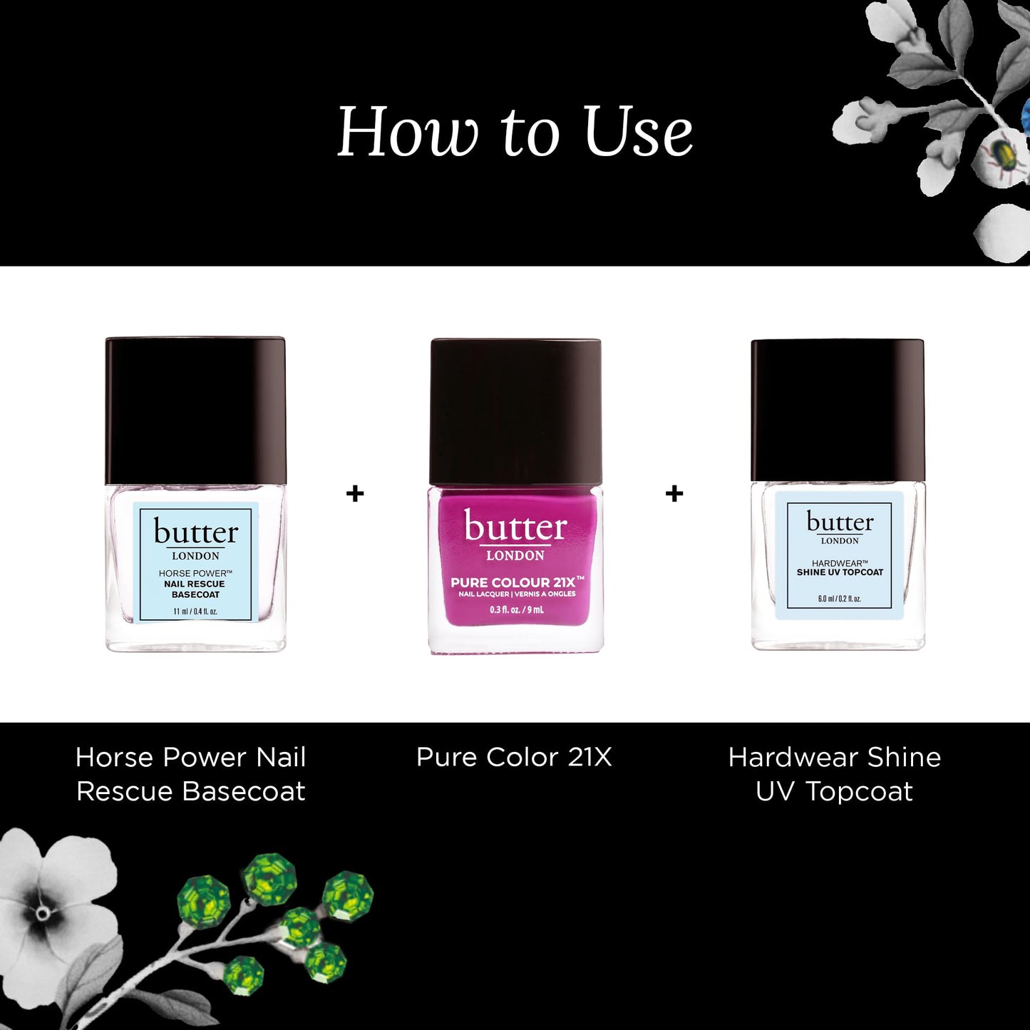 butter LONDON PC21X Nail Lacquer Polish, English Lavender - Fast-Drying, Long Lasting Gel-Like Finish & Chip-Resistant Nail Lacquer Helps Protects & Strengthens Nails - Vegan & Cruelty-Free