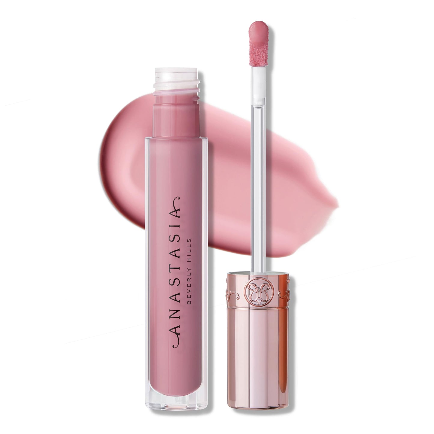 Anastasia Beverly Hills Lip Gloss - High-Shine Non-Sticky Lip Gloss for Fuller-Looking Lips with Smooth Comfortable Wear and Luminous Color Finish - Cotton Candy