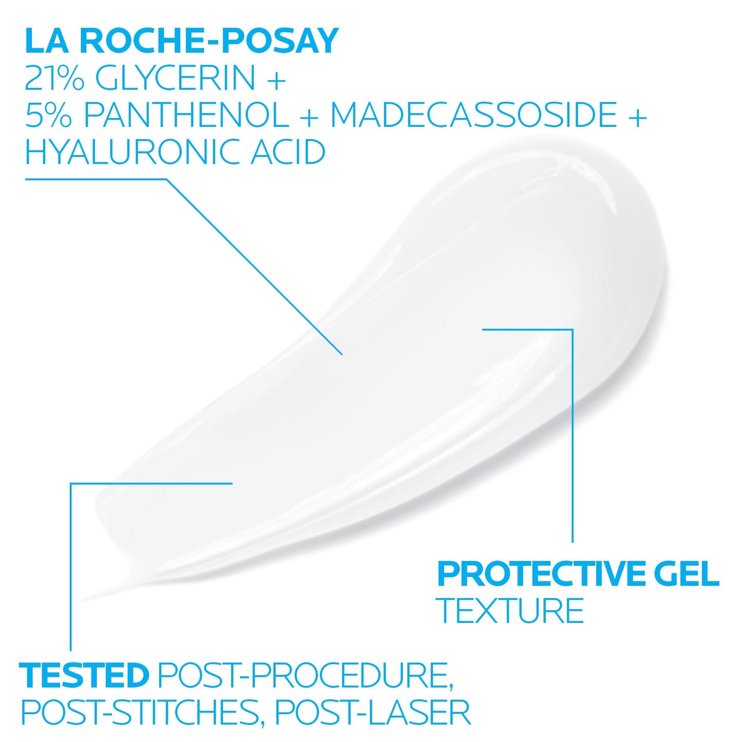 La Roche-Posay Cicaplast Gel B5 Repair Gel for Cracked Skin, 1.35oz