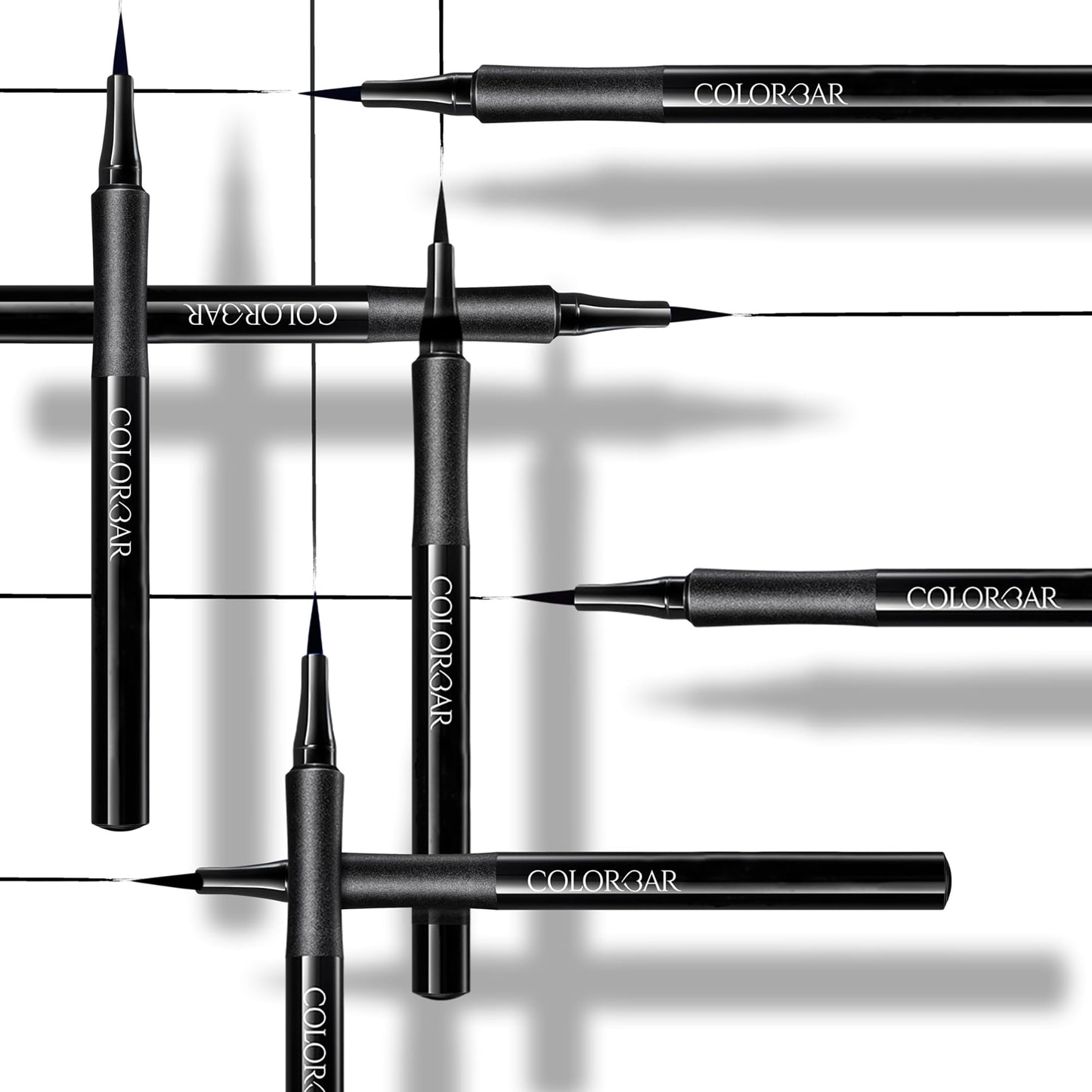 Colorbar Ultimate Eye Liner - 3-in-1 Collection Black Liquid Eyeliner - Waterproof and Transfer-Proof - Eyeliner Pen - 001 Ultimate Black - 0.03 oz
