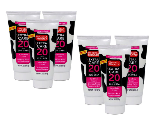 Udderly Smooth Hand & Body Cream Extra Care 20, 2oz Each (Pack of 6)