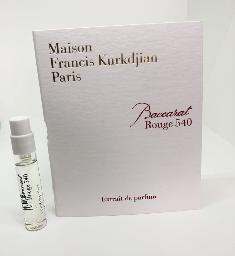 Maison Francis Kurkdjian Baccarat Rouge 540 EXTRAIT de Parfum Vial Sample Spray 2ml/ 0.06oz New