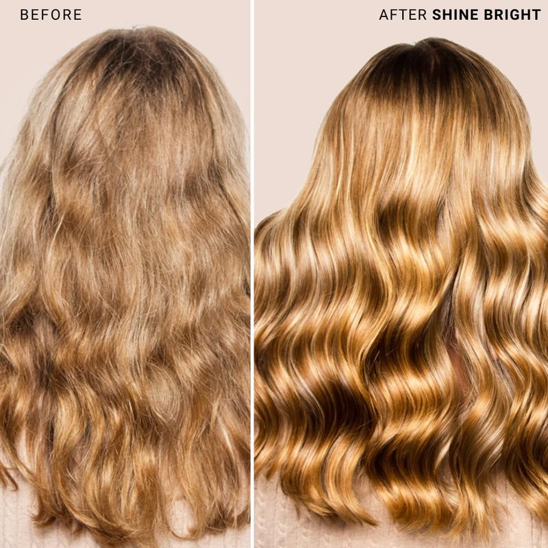 Shine Bright Serum - Vegan Keratin & Organic Argan Oil | Smoothing Formula for Silky, Frizz-Free Hair - 1.7 Oz