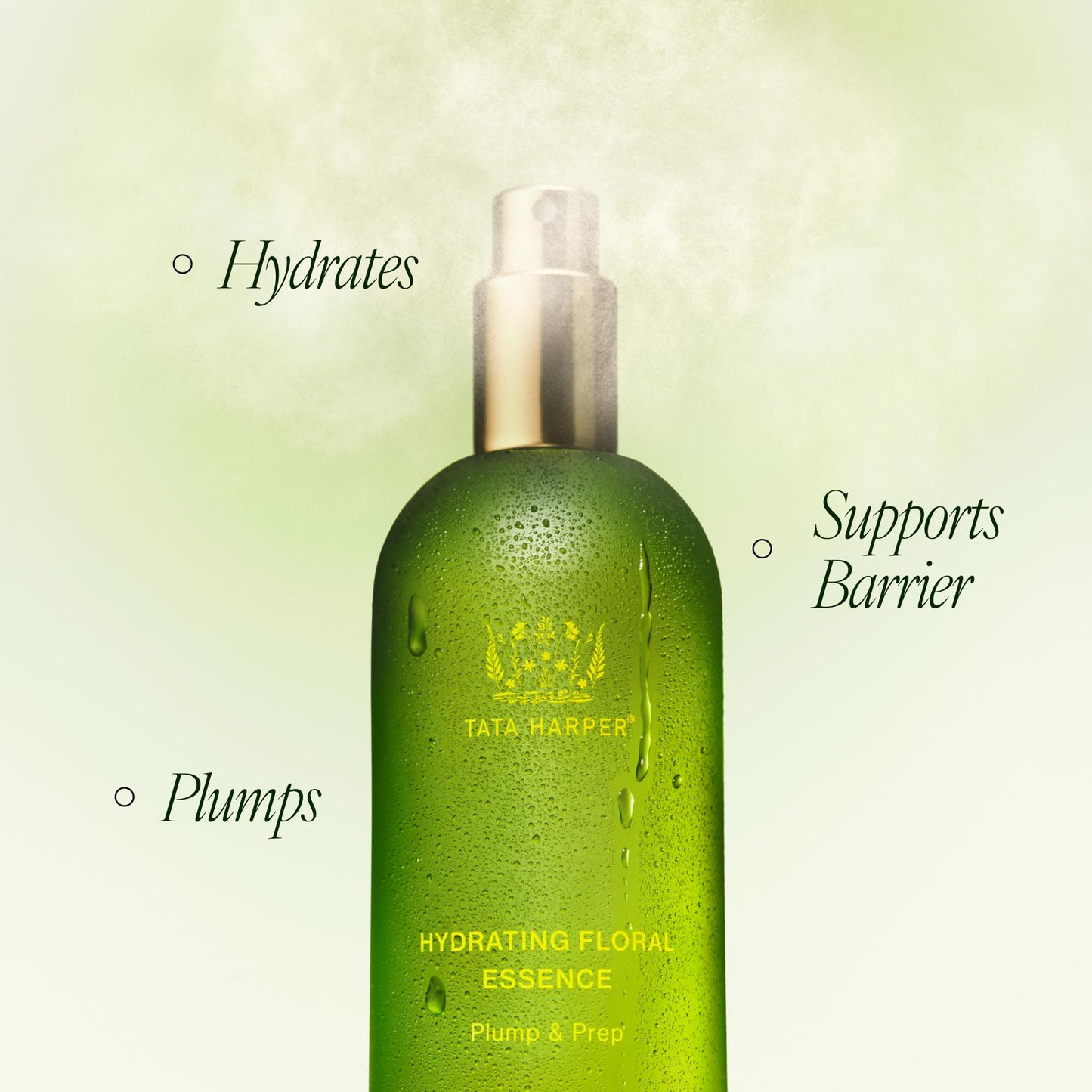 Tata Harper Hydrating Floral Essence, Hyaluronic Acid Mist, Hydrating Face Mist, Natural Skincare, 50ml