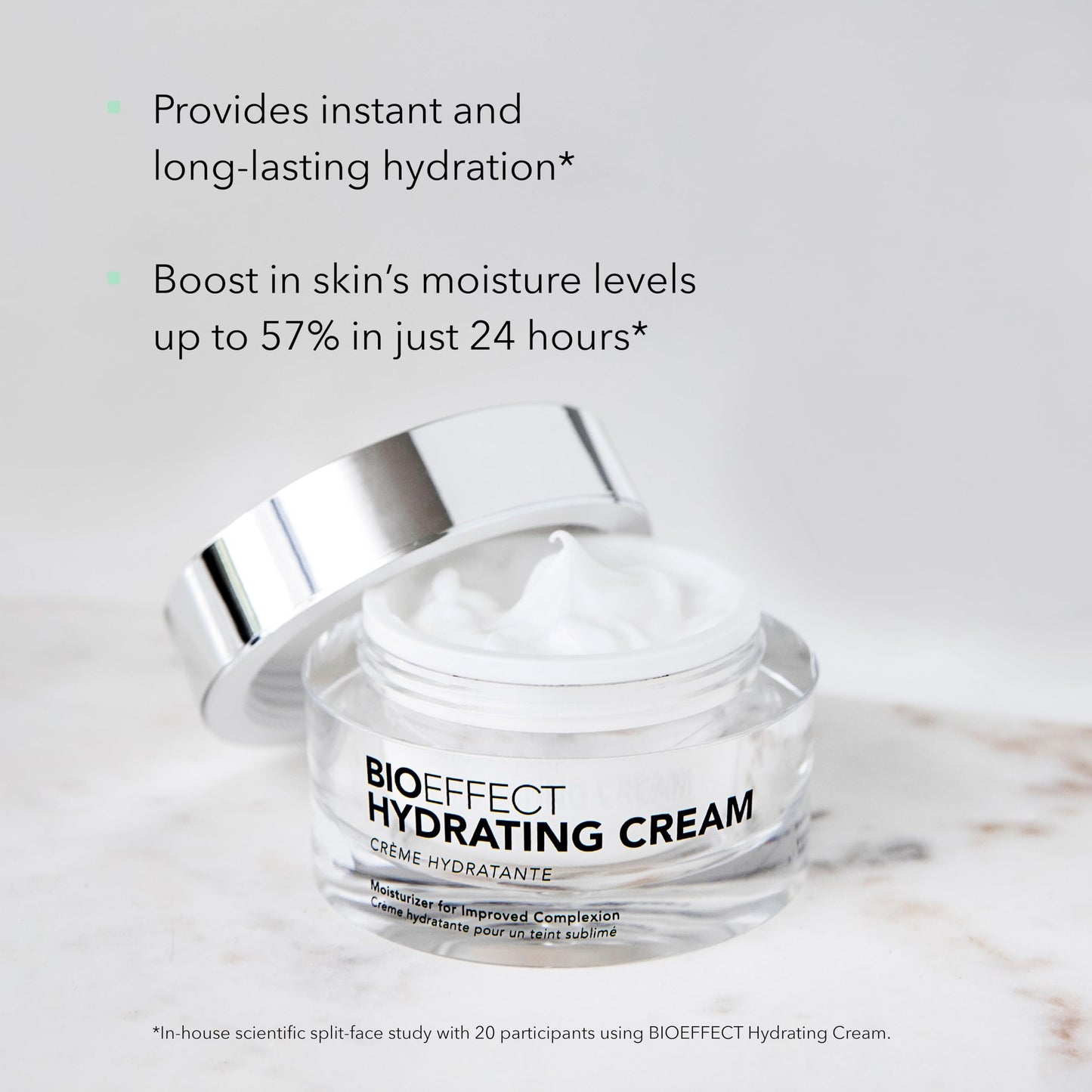 BIOEFFECT Hydrating Cream | Face Moisturizer with Hyaluronic Acid, 1.7 Oz
