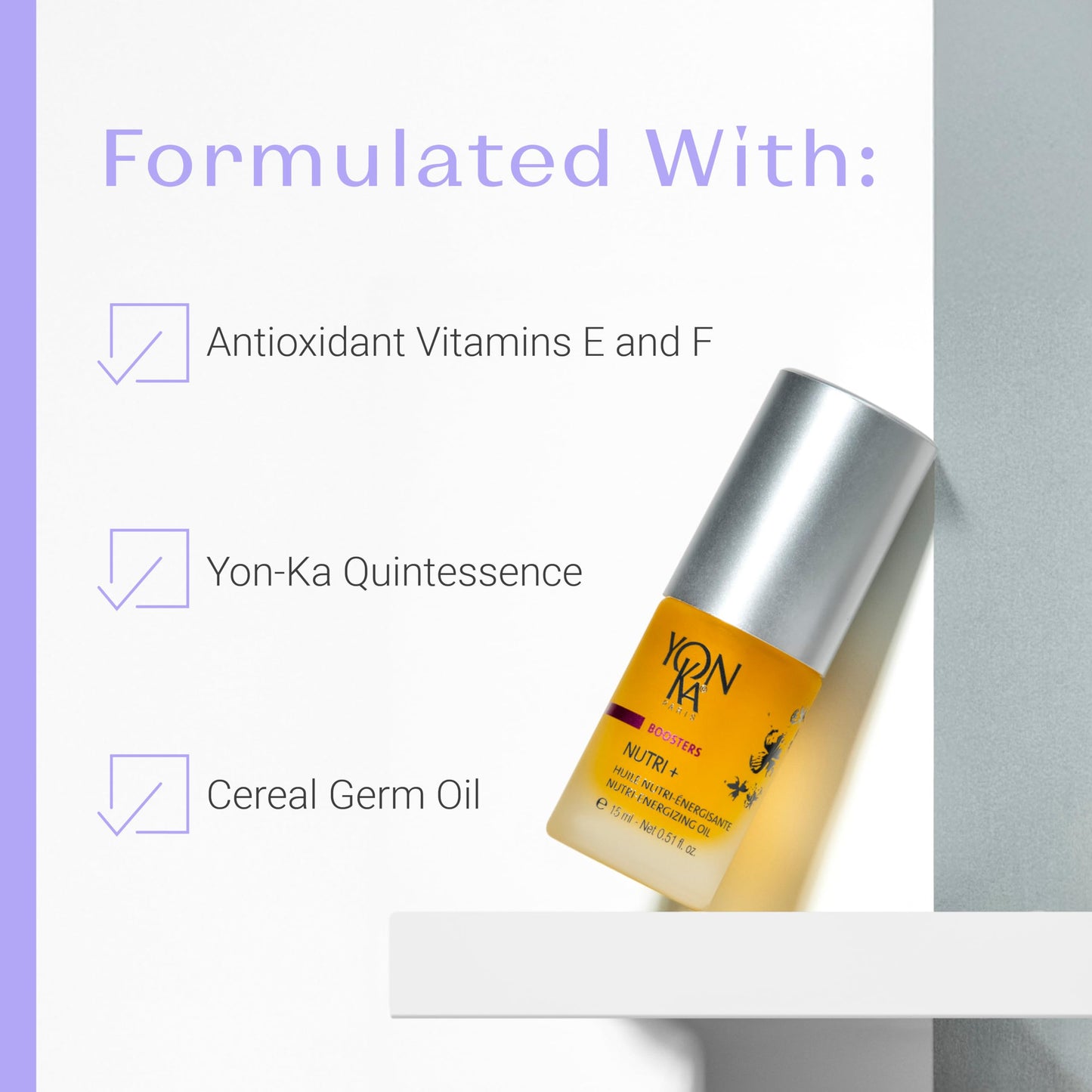 Yonka Booster Nutri+, Nourishing Facial Oil, For Dry & Dehydrated Skin