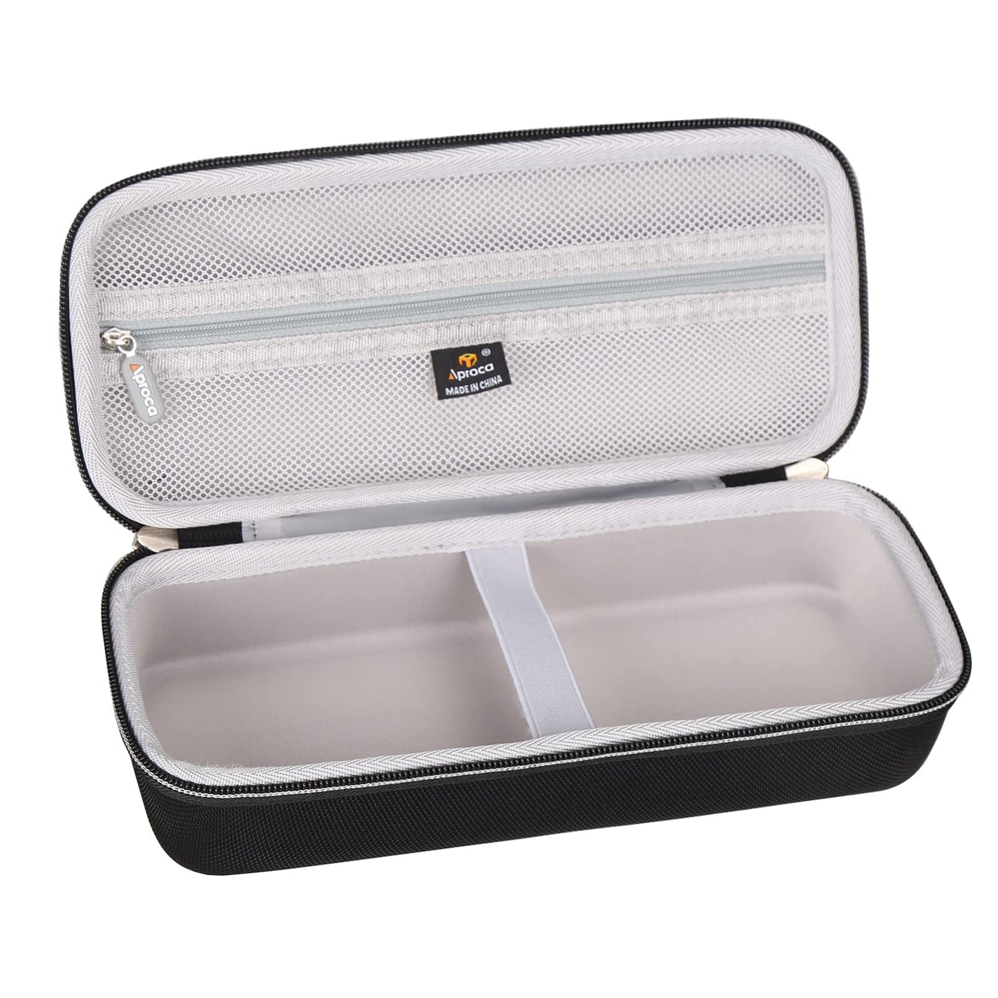 Aproca Case Compatible with Waterpik WF-20 / WF-02 Cordless Water Flosser, Storage Portable Bag for Accessories -Black with Grey Interior (Case Only)