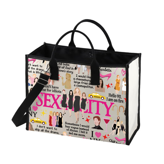 MNIGIU Sex and the City Inspired Tote Bag - Adult, Female, Small, S-city Tb