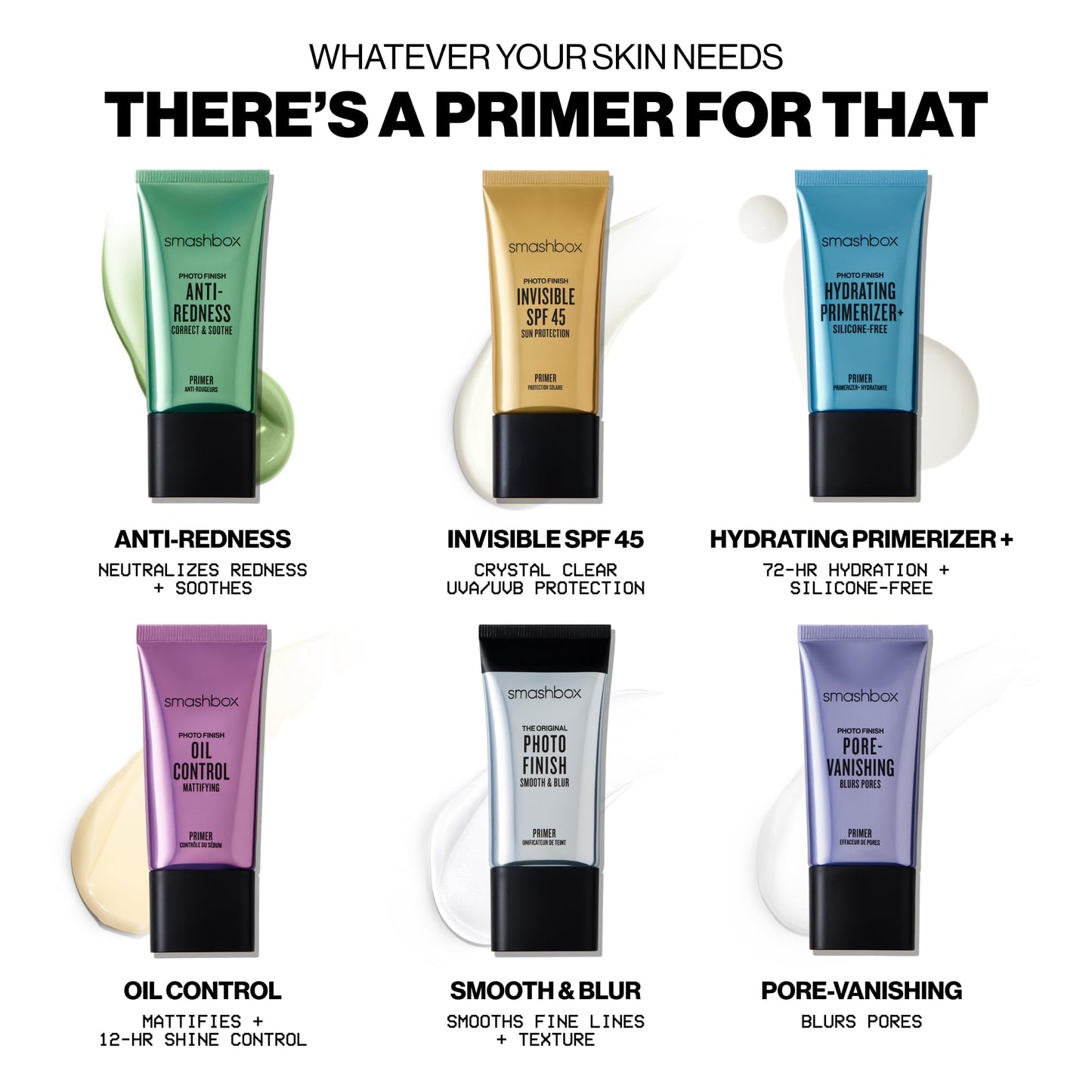 Smashbox Photo Finish Oil Control Primer | Mattifying Oil-Control Makeup Primer for 12 Hours with Salicylic Acid, Witch Hazel and Zinc to Strengthen + Hydrate Skin, 0.33 Fl Oz